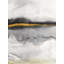 Gold Stripe Abstract Print On Canvas-98694288
