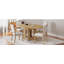 Ensemble de table de salle à manger extensible ronde pour 4, 5 pièces de table de cuisine avec 4 chaises rembourrées et rallonge amovible de 16 pouces pour les petits espaces TopMAX