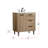 Baldwin 30 " W Freestanding Standard 1 Single Vanity Bathroom Vanity With Engineered Marble Top-1107427026