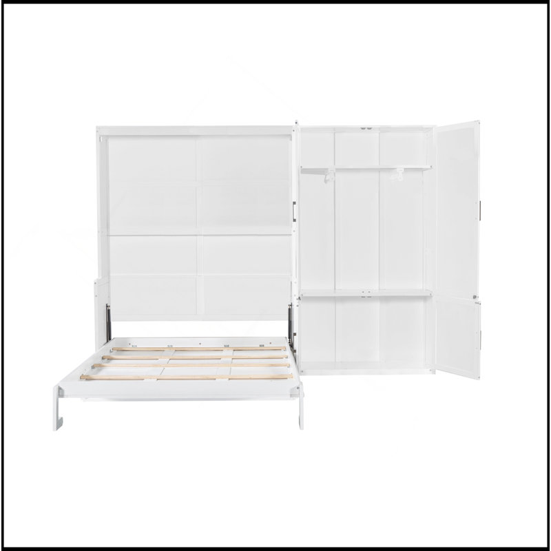 Lit escamotable avec lit escamotable Murphy, Gris