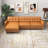 Santiago Upholstered L-Shaped Sectional-792804800