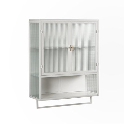 Khizer 23.62'' W 30.71'' H Wall Mounted Required Medicine Cabinet Mirror