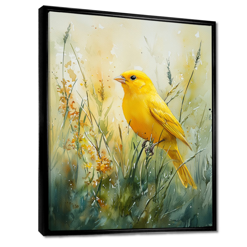 Britton - animaux, impressions sur toile, Noir, Impression encadrée flottante, H 20 po x l 12 po