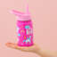 Bouteille d'eau en acier inoxydable pour enfant JoyJolt 12 oz avec paille et couvercle, licorne