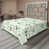 Motif floral vert et brun est en rupture de stock sélectionné