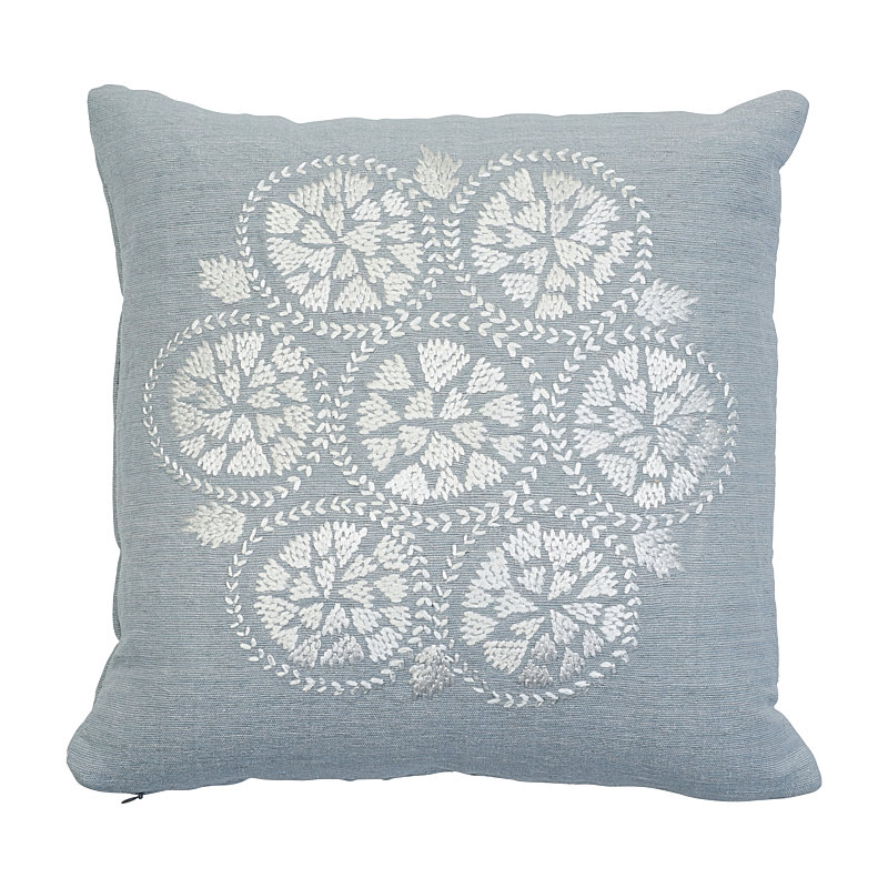 Isla Hand Embroidery Pillow Schumacher