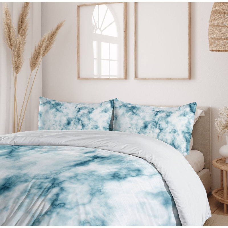 Apartment Modern & Contemporary Polyester Abstract Duvet Cover, King