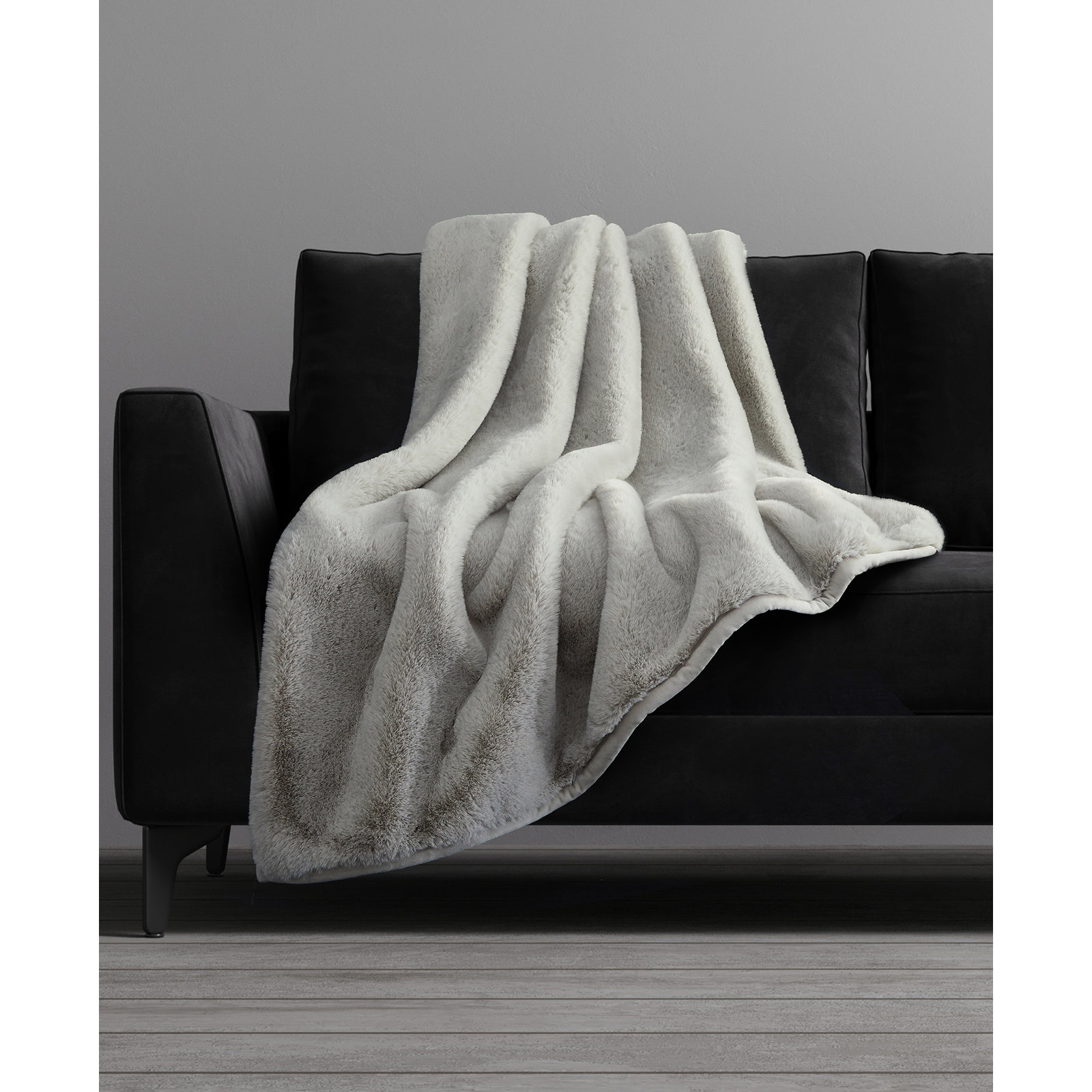 Lapland Throw Blanket, Gray 