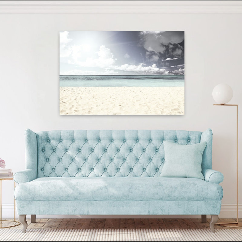 «Beach Day», art côtier abstrait, H 40 po x l 60 po