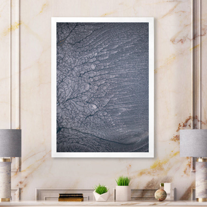 «Dramatic Gray», reproduction sur toile, Cadre photo blanc, H 12 po x l 8 po x P 1 po