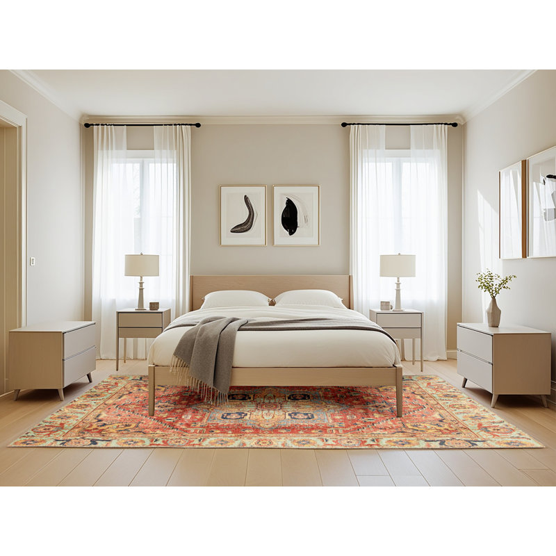Hawo Abstract Indoor Rug, Rectangle 5' x 8'