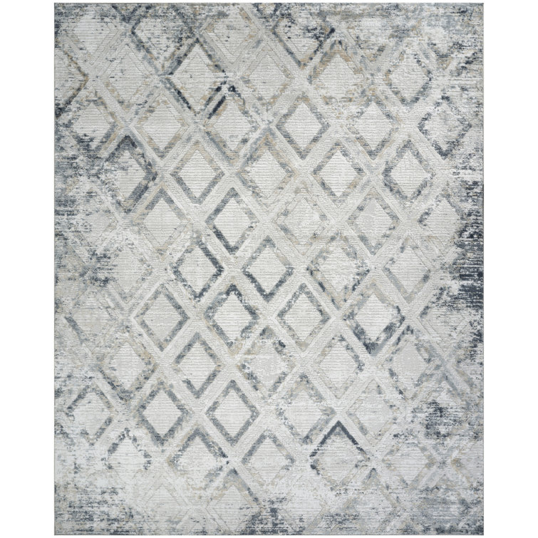 Leuchte Grey Navy Modern Indoor Rug