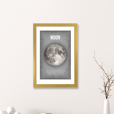 Décoration murale lune pour enfants