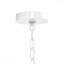 Lustre - configuration à 6 lumières, matériau métallique