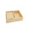 Wood Base Cabinet Two-Tier Replacement Deep Drawer System W/ Soft-Close
