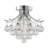 Transitional 3 Light Crystal Semi Flush Mount-2048806336