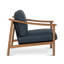 Fauteuil d'appoint en cuir véritable Rowan-1970161763