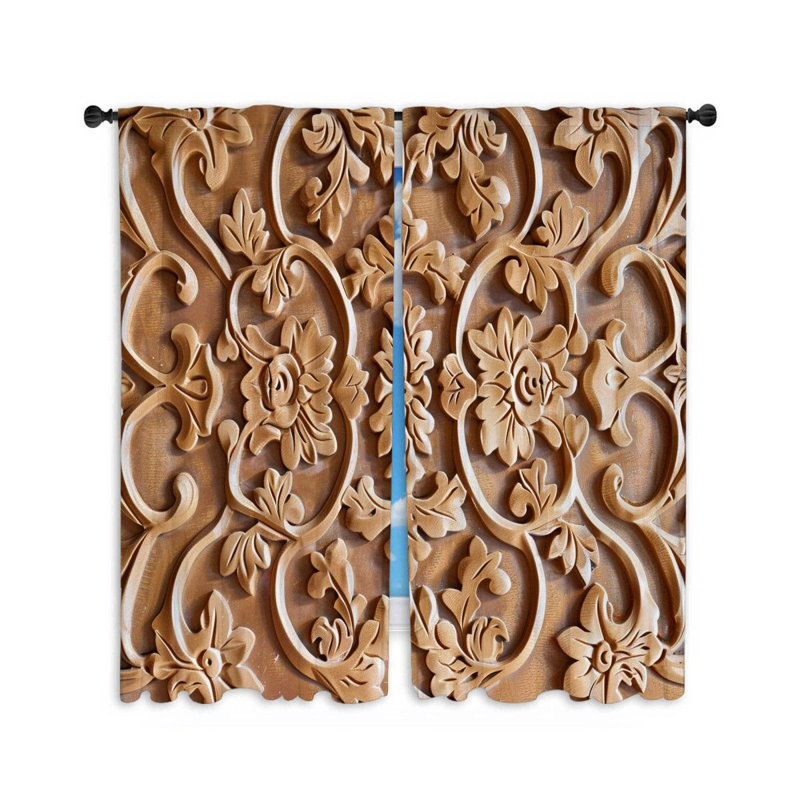Strenta Room Darkening Curtain Pair, 40" W x 54" L