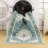 8'x10' Vintage Medallion Washable Rug, Non-Slip Low Pile Foldable Floor Mat for Living Room, Grey-Green-2140514905