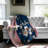 Blue Bloom - 1 Piece Premium Blanket-99518678