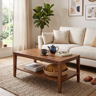 Debbra Solid Wood Single Coffee Table