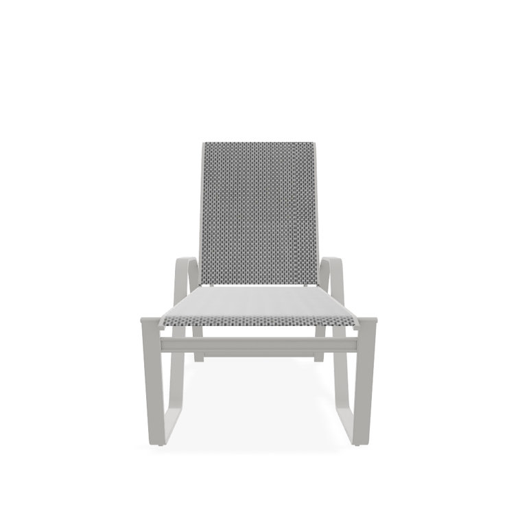 Holna Outdoor Rust-Resistant Metal Chaise Lounge