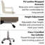 Office Desk Chair With Arms, Adjustable, Swivel, Comfortable Desk Chair, UKFR Certified-136541928