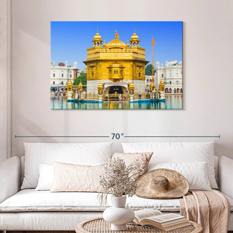 Temple d'or de Nicci Amritsar, H 30 po x l 45 po