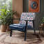 Deveral Faux Leather Armchair-1866884134-1863215076
