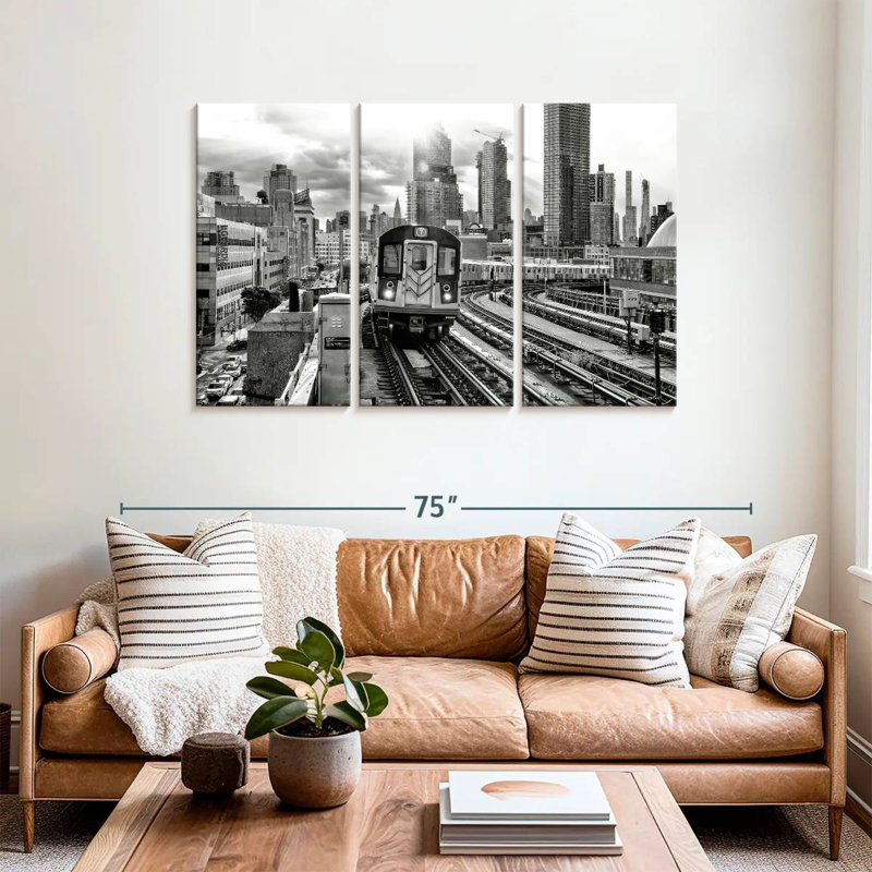 Mehar Line 7 Subway, 36" H x 57" W