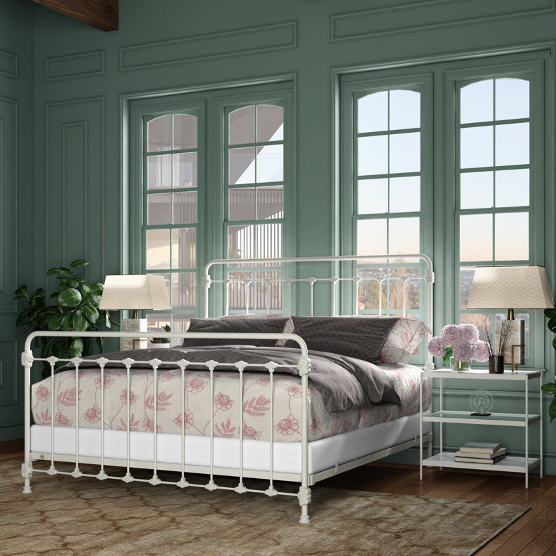 160 Picket Fence Bed | Complete Standard, Matte White, King