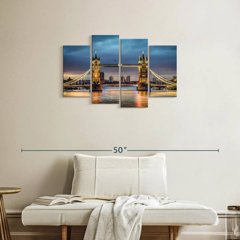 Lilie Bright Tower Bridge, H 22 po x l 36 po