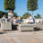 Balcom U Shaped Rattan Sofa Set with Table