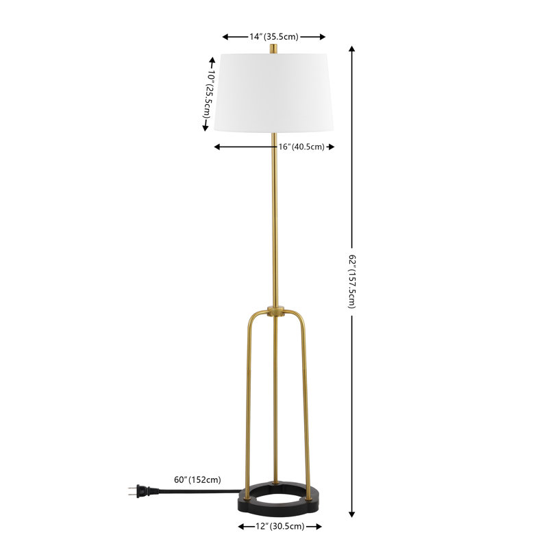 Lampe trépied 62 po Lydie