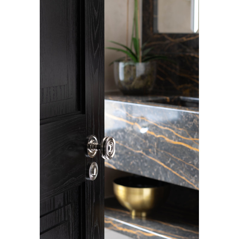Bloomsbury Passage Door Knob, Polished Nickel