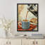 Coffee Pour Still Life Framed Wall Art Prints - Warm Kitchen Coffee Bar Decor-125211690-125211694