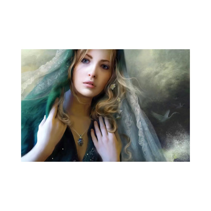 Prelude by Bente Schlick - Wrapped Canvas Print, 20.32 cm H x 30.48 cm W