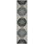 Tapis oriental gris / noir touffeté à la main Charlee-23393842