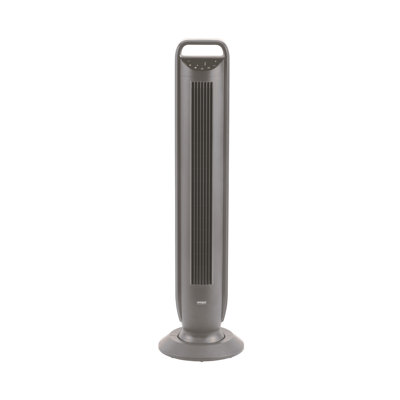 Ventilateur tour gris avec commande tactile