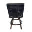 Chaise de patio pivotante avec coussin