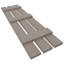 Builders Edge, paire de volets personnalisés à trois planches espacées, planche-n-lattes-96337870-96338201