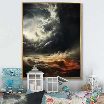 Layah Grey Tornado Fury, reproduction d'art sur toile