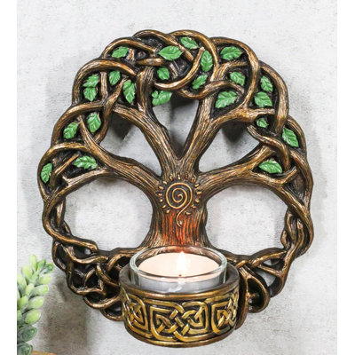 Applique murale bougeoir Wiccan