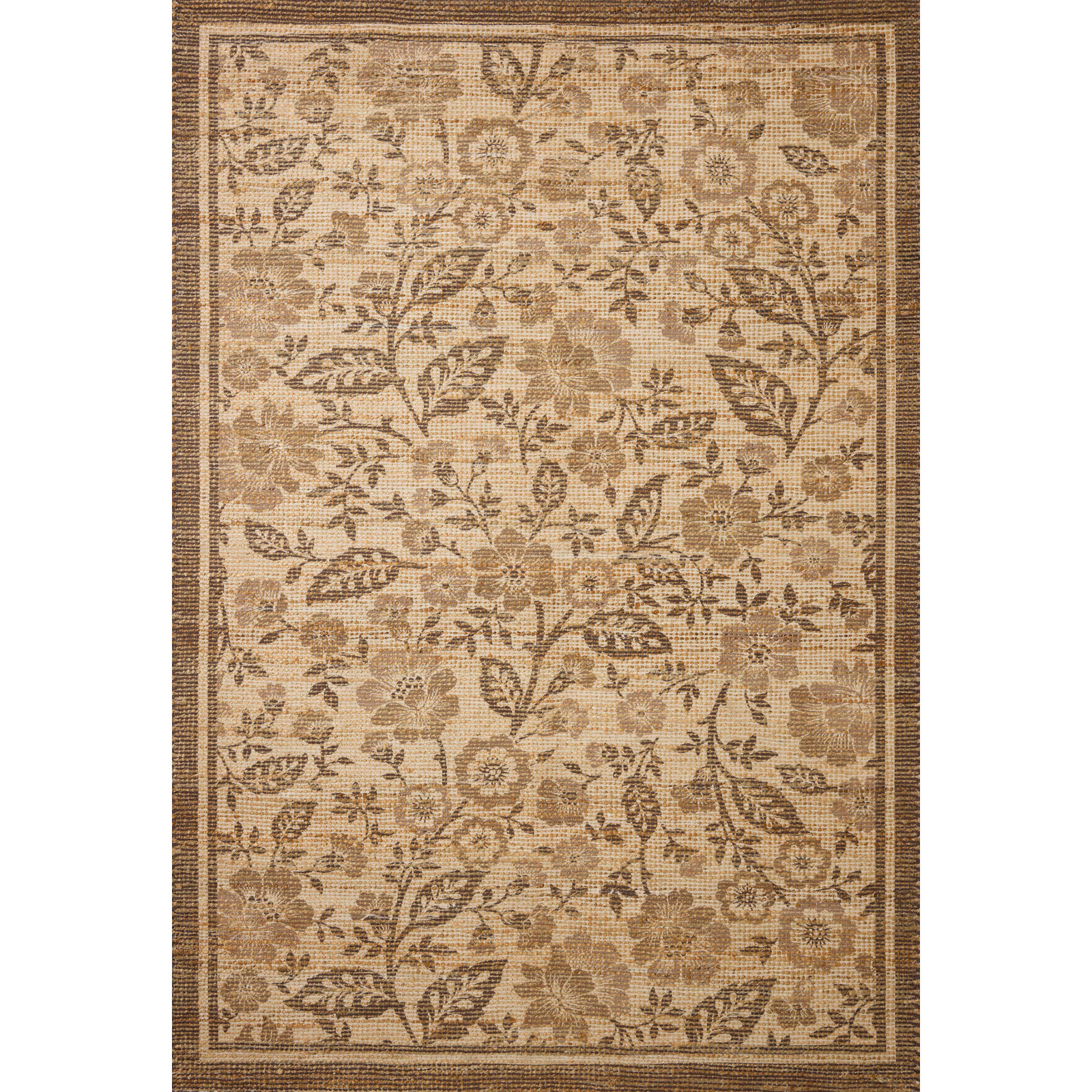 Rue Bark / Mocha Area Rug, Rectangle 7'6" x 9'6"