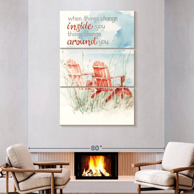 Tergel Seaside Journey II, 74" H x 48" W
