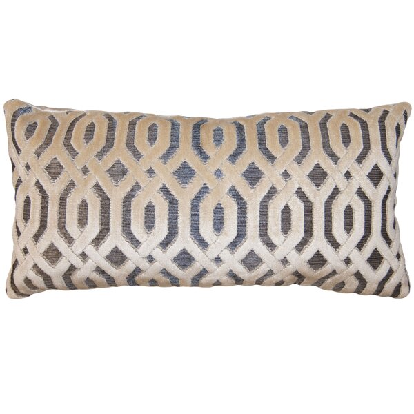 Square Feathers Village Lattice Throw Pillow by Ron McIntyre | Perigold