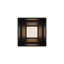 Downtown Square Dimmable LED Outdoor Flush Mount With Built In Color Temperature Switch from 3000K/3500K/4000K-1344090015-1344090014