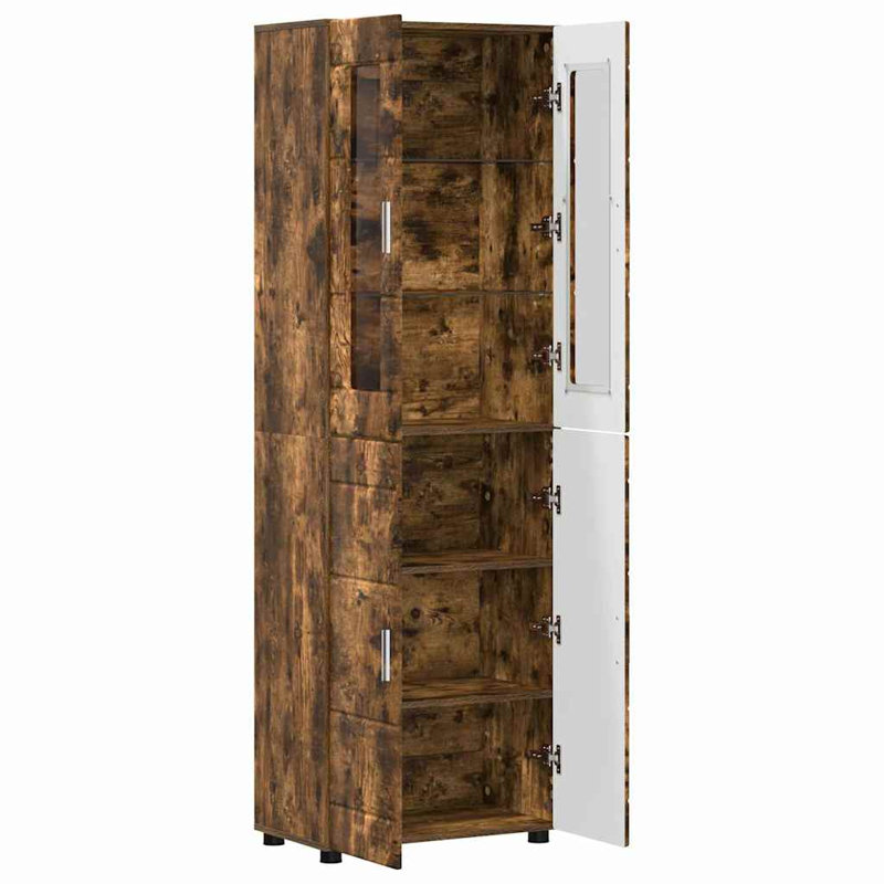 Tamoor Manufactured Wood Wardrobe, Smoked Oak