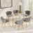 Glass Top Dining Set-772506259-791176368-791176371