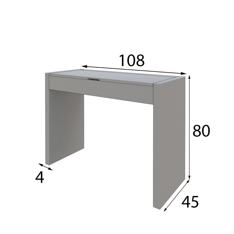 Maddilyn Dressing Table with Mirror